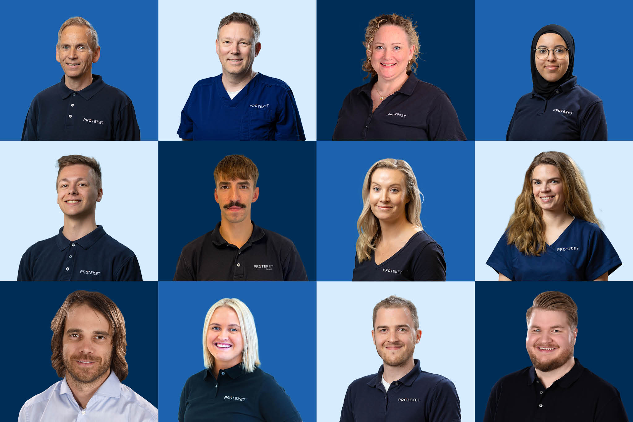 Protekets supportteam, gruppebilde